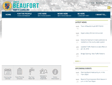 Tablet Screenshot of beaufortnc.org